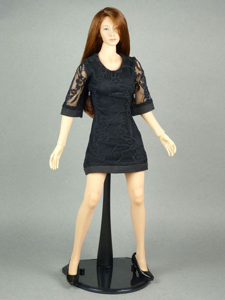 Nouveau Toys 1/6 Scale Female Sexy Black Lace Dress